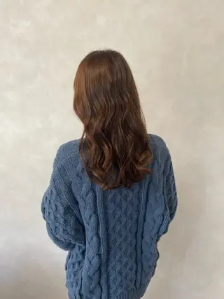 セミロング カラー ミウラ サクラコのヘアスタイル