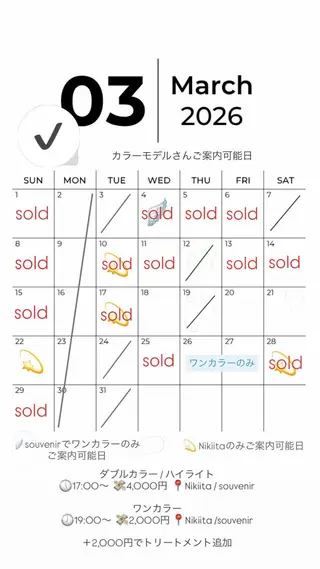 カラー mei🪽 カラーモデルのヘアスタイル