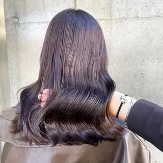 ロング カラー 縮毛矯正/髪質改善 /韓国風　山川春輝のヘアスタイル
