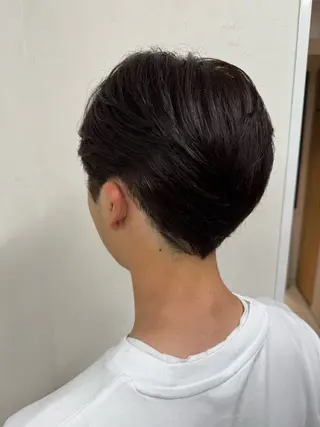 ショート メンズ パーマ/ハイトーン /吉田眞のヘアスタイル