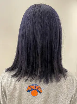 ミディアム カラー 💖ASUKA 💜/透明感カラーのヘアスタイル