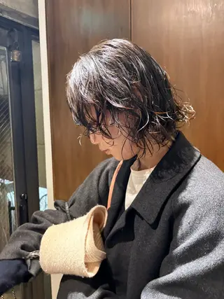 ミディアム パーマ 【お洒落パーマ】 Elme　肥塚康汰郎のヘアスタイル