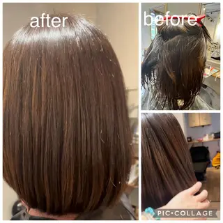 ミディアム 藤川 知也のヘアスタイル