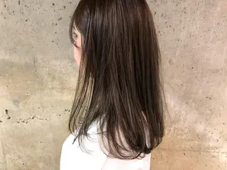 ロング カラー パーマ/レイヤー 岩山丈一郎のヘアスタイル