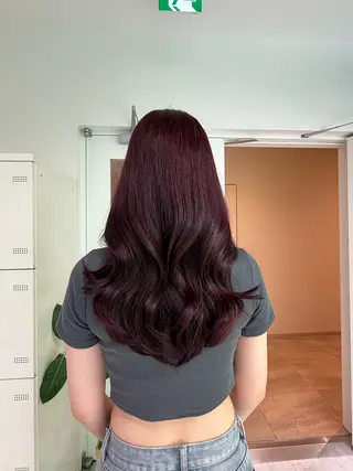 ロング 艶カラー美髪縮毛矯正 /髪質改善✨️ユウキのヘアスタイル