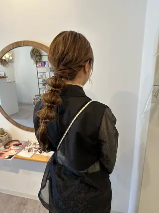 ヘアアレンジ nabi所属・梅田 薫のヘアスタイル