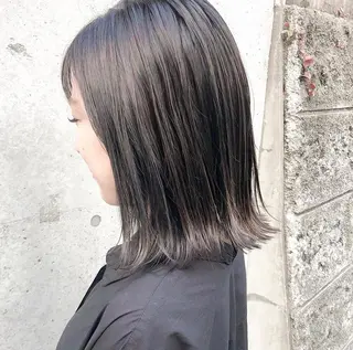 ミディアム カラー HATSUMEI ゆうまのヘアスタイル