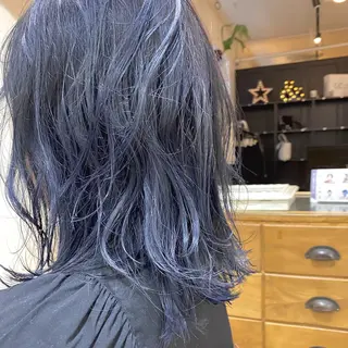 ミディアム カラー ヘアアレンジ 【ダメージレス施術】 【透明感】北村 拓也のヘアスタイル