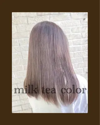 ロング カラー 🥀ダブルカラー/ 艶カラー🥀ユイキのヘアスタイル
