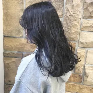 ロング カラー AMI ウルフパーマ/メンズのヘアスタイル