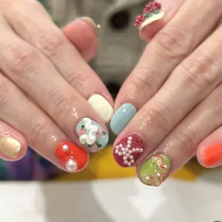 ネイル Bonnal所属・Manamǐ 個性派のネイルデザイン