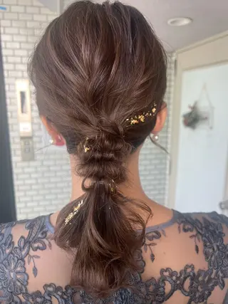 ヘアアレンジ 大人可愛いヘアメイク 💋🧚‍♀️しずかのヘアスタイル