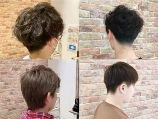 カラー パーマ メンズ RIFF 【スタッフ募集中】のヘアスタイル