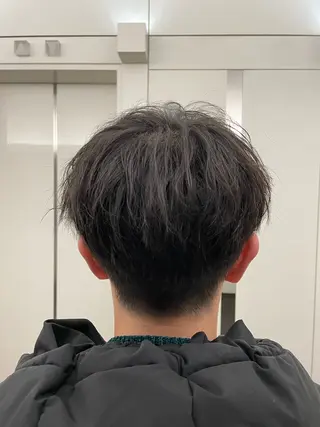 ショート メンズ メンズパーマ特化 カバヤマ　リョウのヘアスタイル