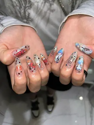 ネイル moca心斎橋所属・˚✧⁺⭐︎༚moca miyuu⁎⁺˳✧༚のネイルデザイン