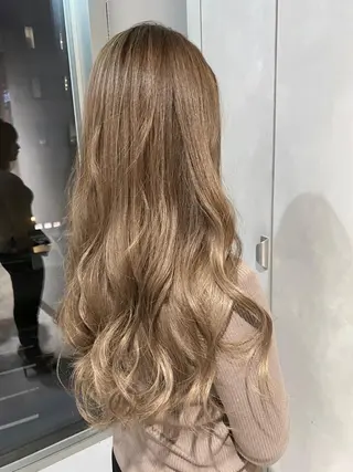 ロング カラー M IIのヘアスタイル