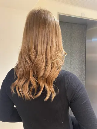 セミロング カラー ヘアアレンジ ボブ /ニュアンス/ satomi🧸💖のヘアスタイル