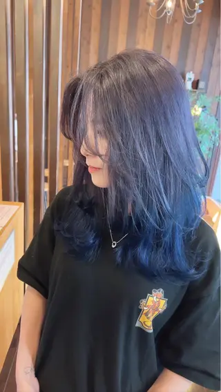 セミロング 具志 正太のヘアスタイル