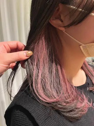 セミロング カラー SALOWIN京都河原町suite店所属・うる艶カラー／ 髪質改善／arisaのヘアスタイル