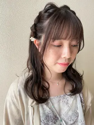 ロング ヘアアレンジ 沢田 瞳のヘアスタイル