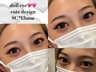 マツエク・マツパ betty ANNAのマツエク・マツパデザイン