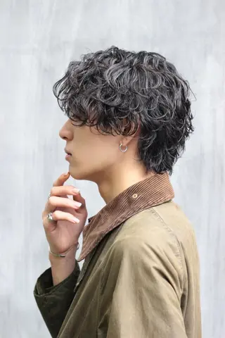 カラー ロング ✨【公式】渋谷メンズ サロン BLUCK✨のヘアスタイル