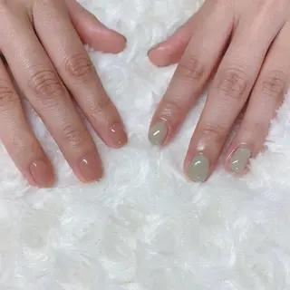 カラー ネイル Cozy_ ilumのネイルデザイン