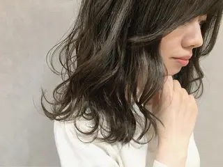セミロング カラー ヘアアレンジ 指名支持率NO.1 スタイリストのヘアスタイル