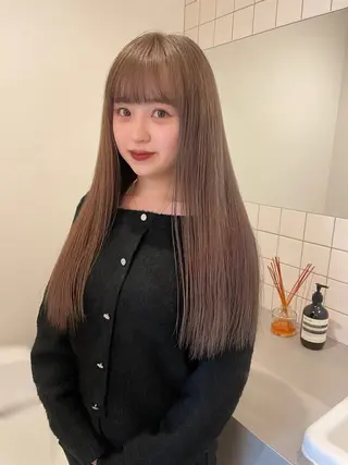 ロング ボブカットモデル/パ ーマ/harunaのヘアスタイル