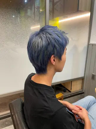 ショート カラー メンズ RAWR hair WaMen所属・飛澤 太陽のヘアスタイル