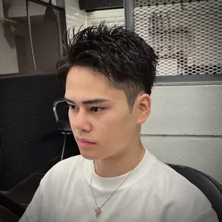 メンズ メンズ特化/パーマ/ メッシュ/竜成のヘアスタイル