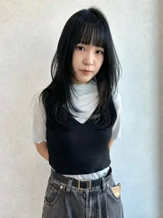 ロング カラー レイヤー/透明感 カラー💘akariのヘアスタイル