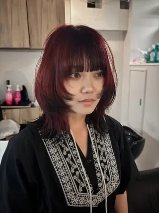 ミディアム 【抜け感ヘア🌿】 natuna.のヘアスタイル