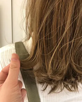 ロング カラー パーマ ヘアアレンジ 🌷山田 有友名🌷のヘアスタイル