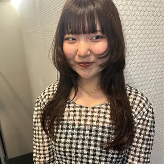 ロング カラー 髪質改善/レイヤー/ ボブ/磯野史歩のヘアスタイル