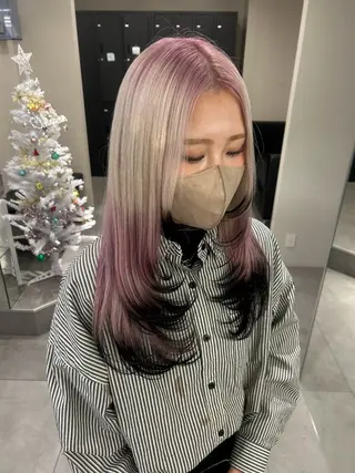 ロング prize Iris池袋東口所属・レイヤーカット モデル募集🫧采夏のヘアスタイル