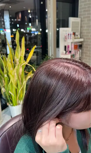 ロング カラー 大野 桃果のヘアスタイル