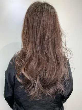 ロング カラー ボブ、縮毛矯正👑 心斎橋/高城涼也のヘアスタイル