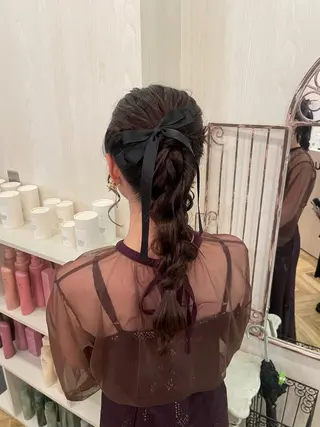 ロング ヘアアレンジ ダブルカラー/ レイヤー🍒齋藤 澪のヘアスタイル