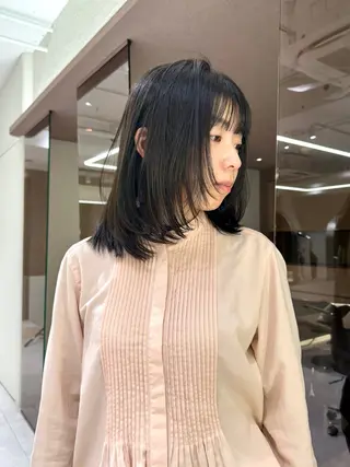ミディアム カラー 🌟透明感カラー🌟 恵比寿/sayuのヘアスタイル