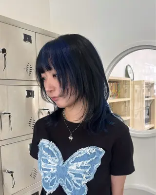 カラー 抜け感ヘア໒꒱ブリー チ໒꒱chihanaのヘアスタイル