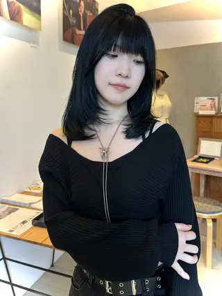 ミディアム SOYON nanamiのヘアスタイル