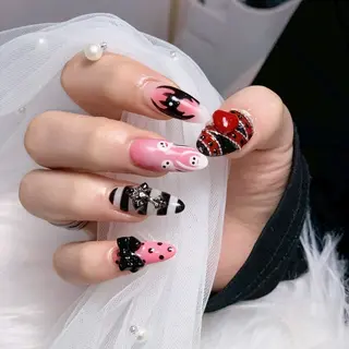 ネイル HANA 長さだしのネイルデザイン