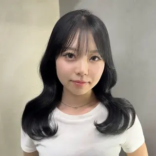 セミロング 阿倍野/髪質改善 /縮毛矯正/坪田幸広のヘアスタイル