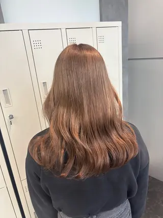 ロング カラー ヘアアレンジ ミルクティー/ピンク カラー/ みう🎀のヘアスタイル