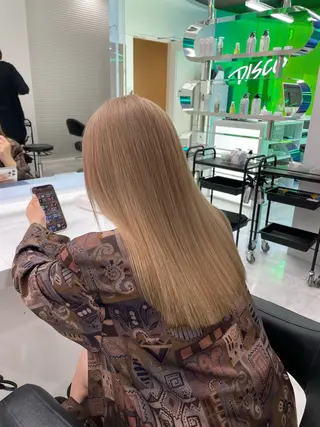 カラー 似合わせ💗骨格矯正 💗透明感カラー💗のヘアスタイル