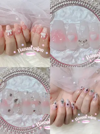 ミディアム Hanaai Salon新宿店のネイルデザイン