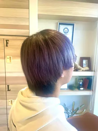 カラー メンズ ハイトーン🌈✨️ 吉村美沙季のヘアスタイル