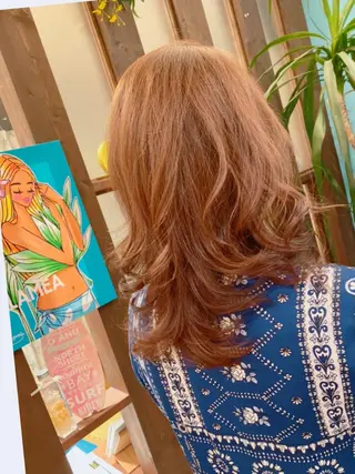 ミディアム カラー YUSUKE ITOのヘアスタイル