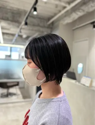 ショート 大阪梅田 稲葉利也斗のヘアスタイル